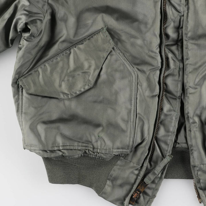 80's US military actual product CWU-45 Aromatic polyamide Khaki type Vintage Second Hand