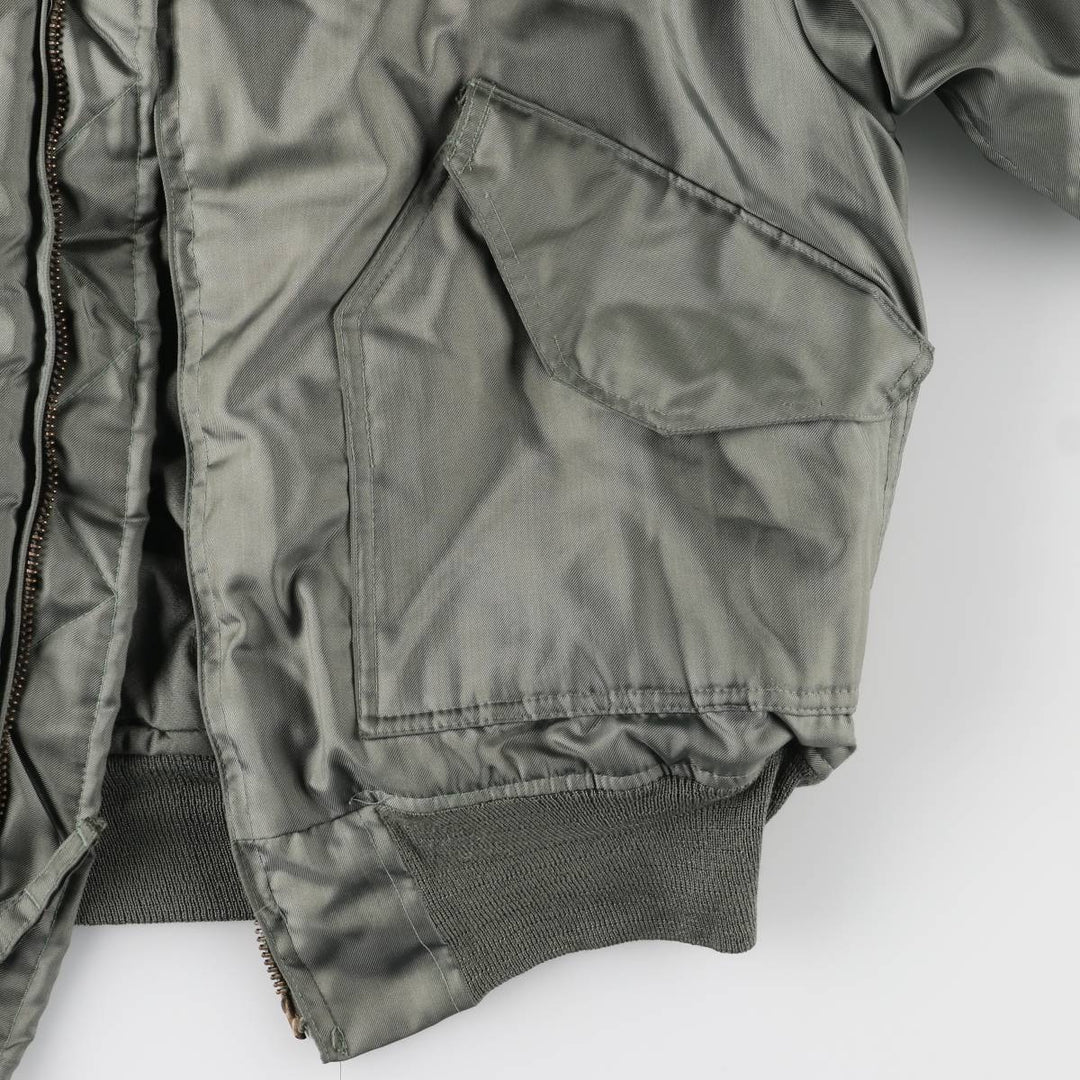 80's US military actual product CWU-45 Aromatic polyamide Khaki type Vintage Second Hand