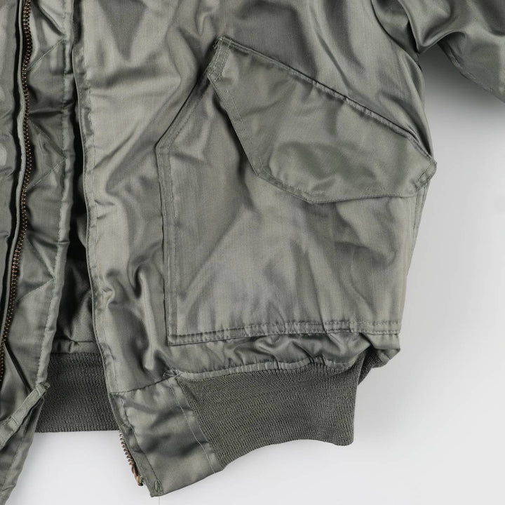 80's US military actual product CWU-45 Aromatic polyamide Khaki type Vintage Second Hand