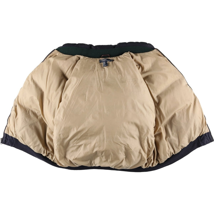 Ralph Lauren POLO by Ralph Lauren down jacket, men's size XL polyester navy blue type Vintage Second Hand
