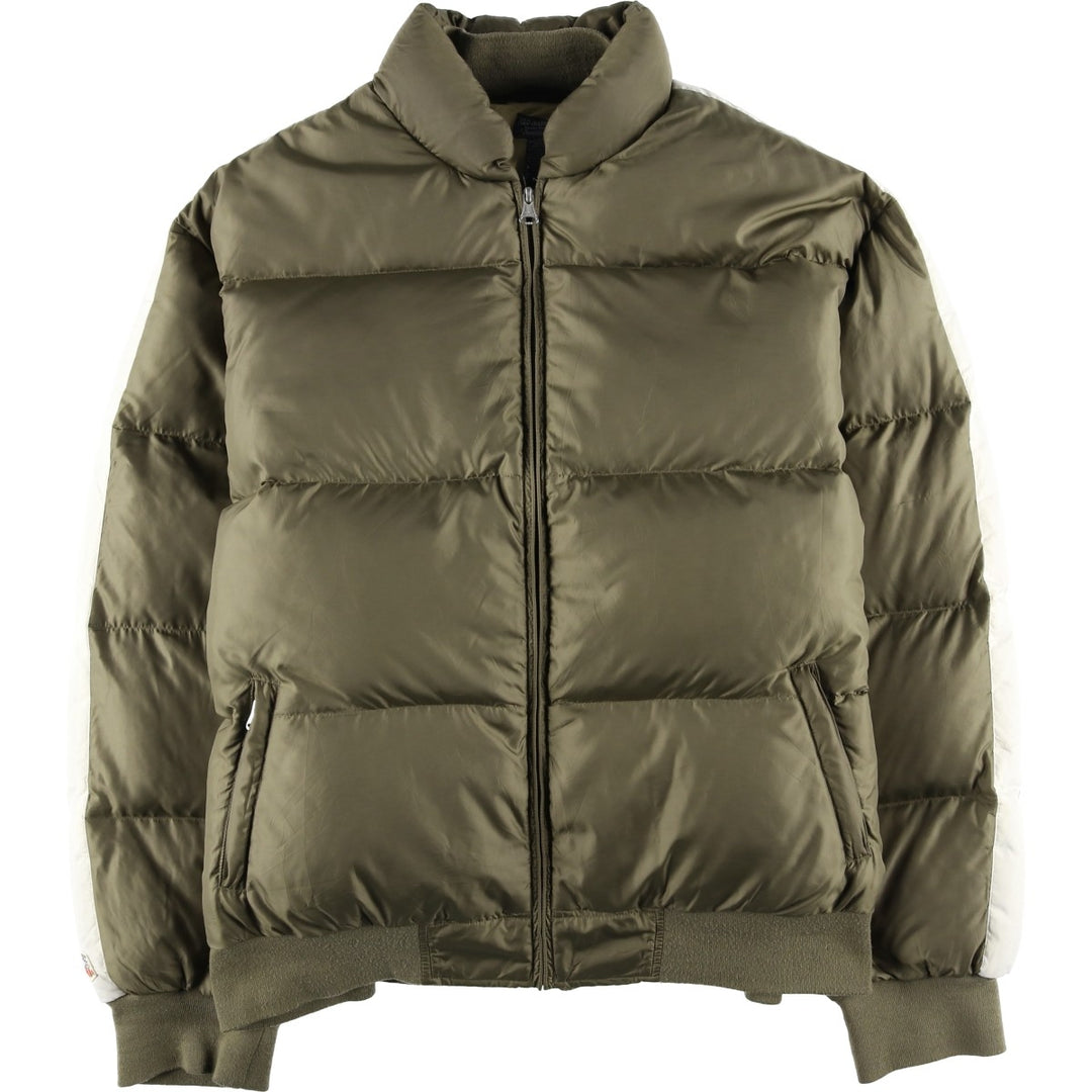 Ralph Lauren Polo Jeans Company Down Jacket, Men's, XXL polyester Khaki type brown Vintage Second Hand