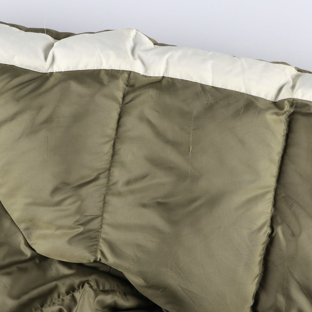 Ralph Lauren Polo Jeans Company Down Jacket, Men's, XXL polyester Khaki type brown Vintage Second Hand