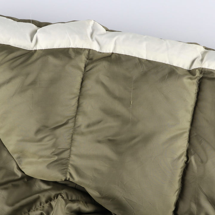 Ralph Lauren Polo Jeans Company Down Jacket, Men's, XXL polyester Khaki type brown Vintage Second Hand