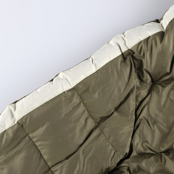 Ralph Lauren Polo Jeans Company Down Jacket, Men's, XXL polyester Khaki type brown Vintage Second Hand