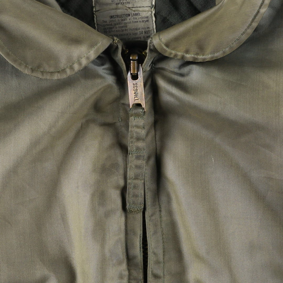 80's US military actual product CWU-45 Aromatic polyamide Khaki type Vintage Second Hand