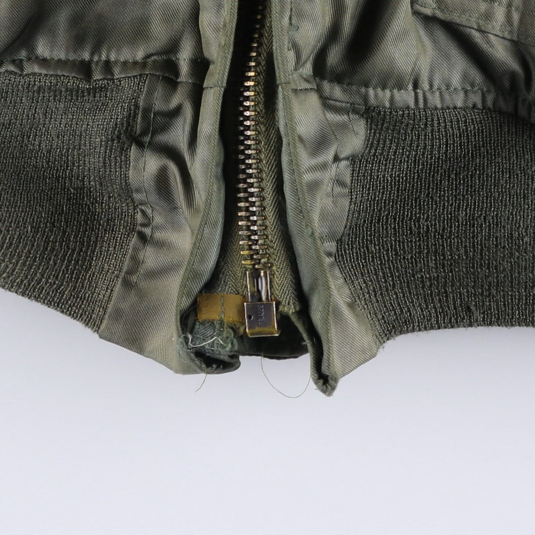 80's US military actual product CWU-45 Aromatic polyamide Khaki type Vintage Second Hand