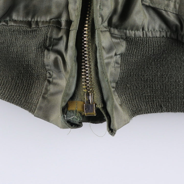 80's US military actual product CWU-45 Aromatic polyamide Khaki type Vintage Second Hand