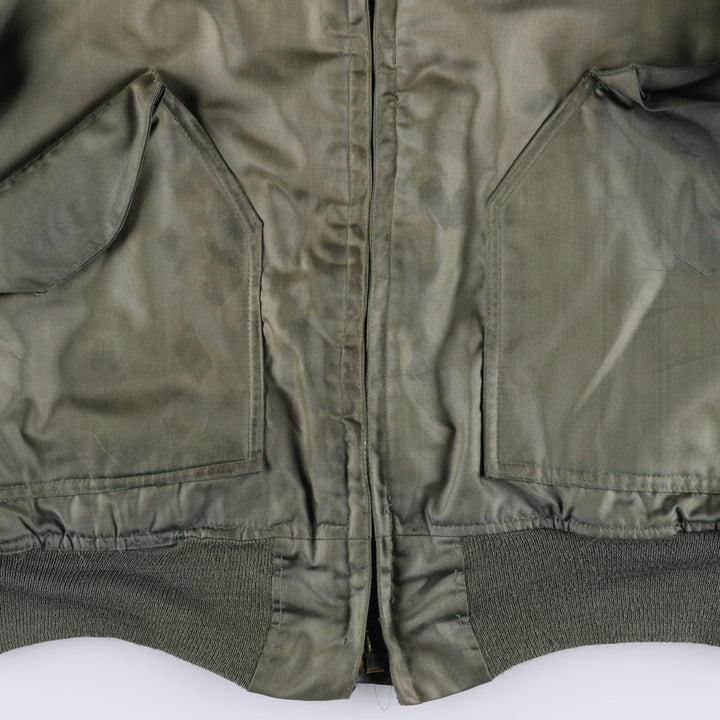 80's US military actual product CWU-45 Aromatic polyamide Khaki type Vintage Second Hand