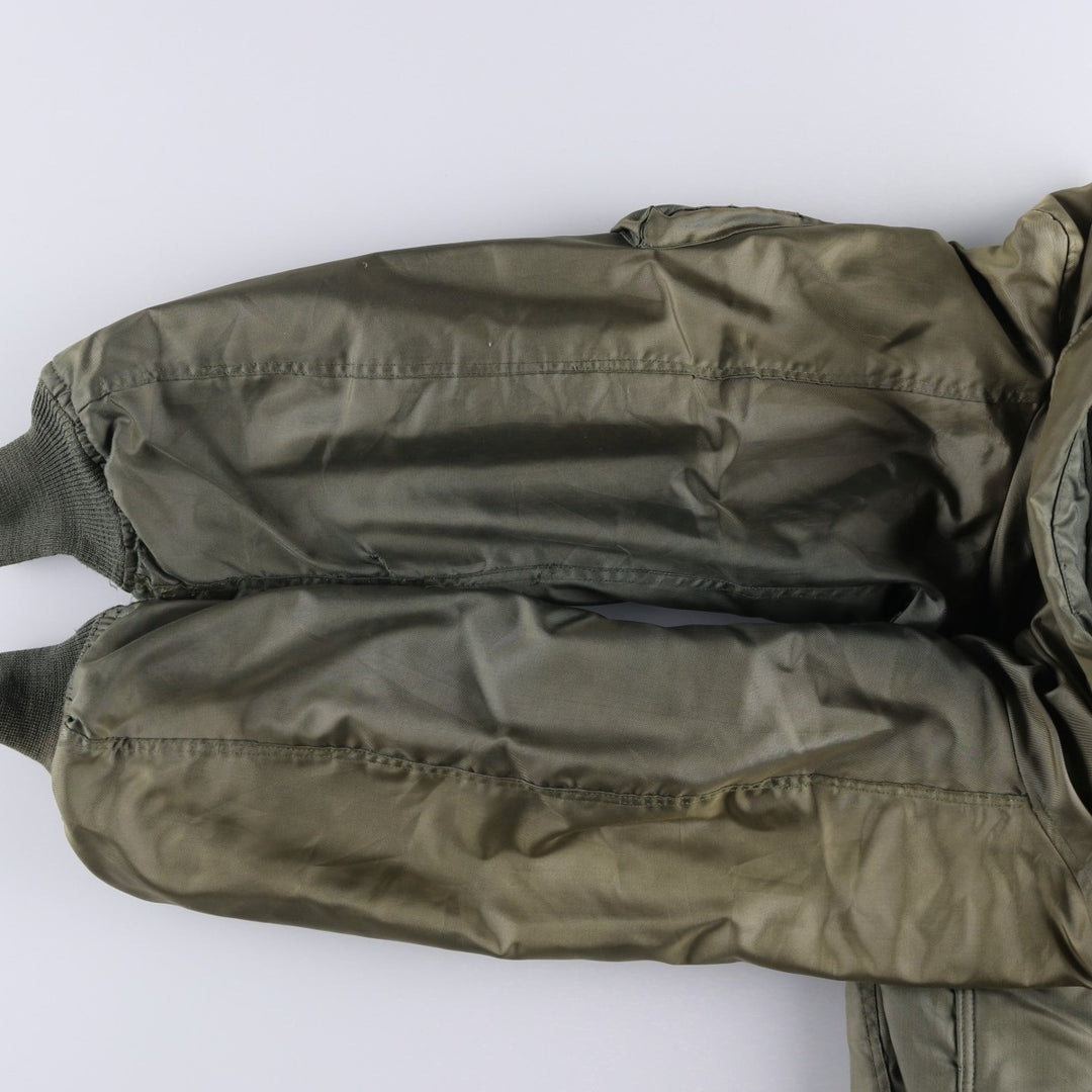 80's US military actual product CWU-45 Aromatic polyamide Khaki type Vintage Second Hand