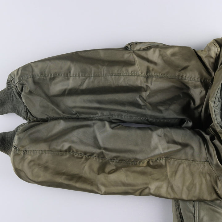 80's US military actual product CWU-45 Aromatic polyamide Khaki type Vintage Second Hand