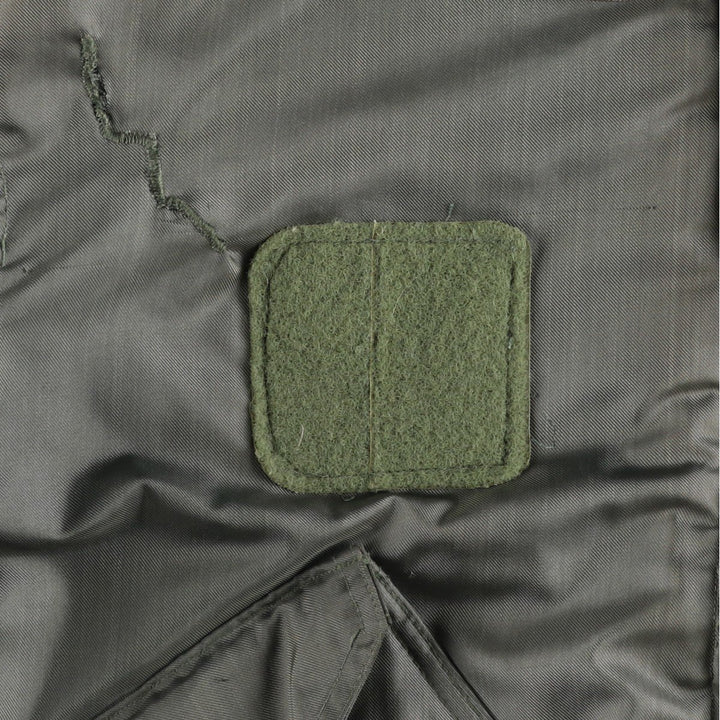 1980'S US Military CWU-45P Padded Military Flight Jacket, Made in USA, Large, Men's Size L, Vintage Aromatic polyamide Khaki type Vintage Second Hand