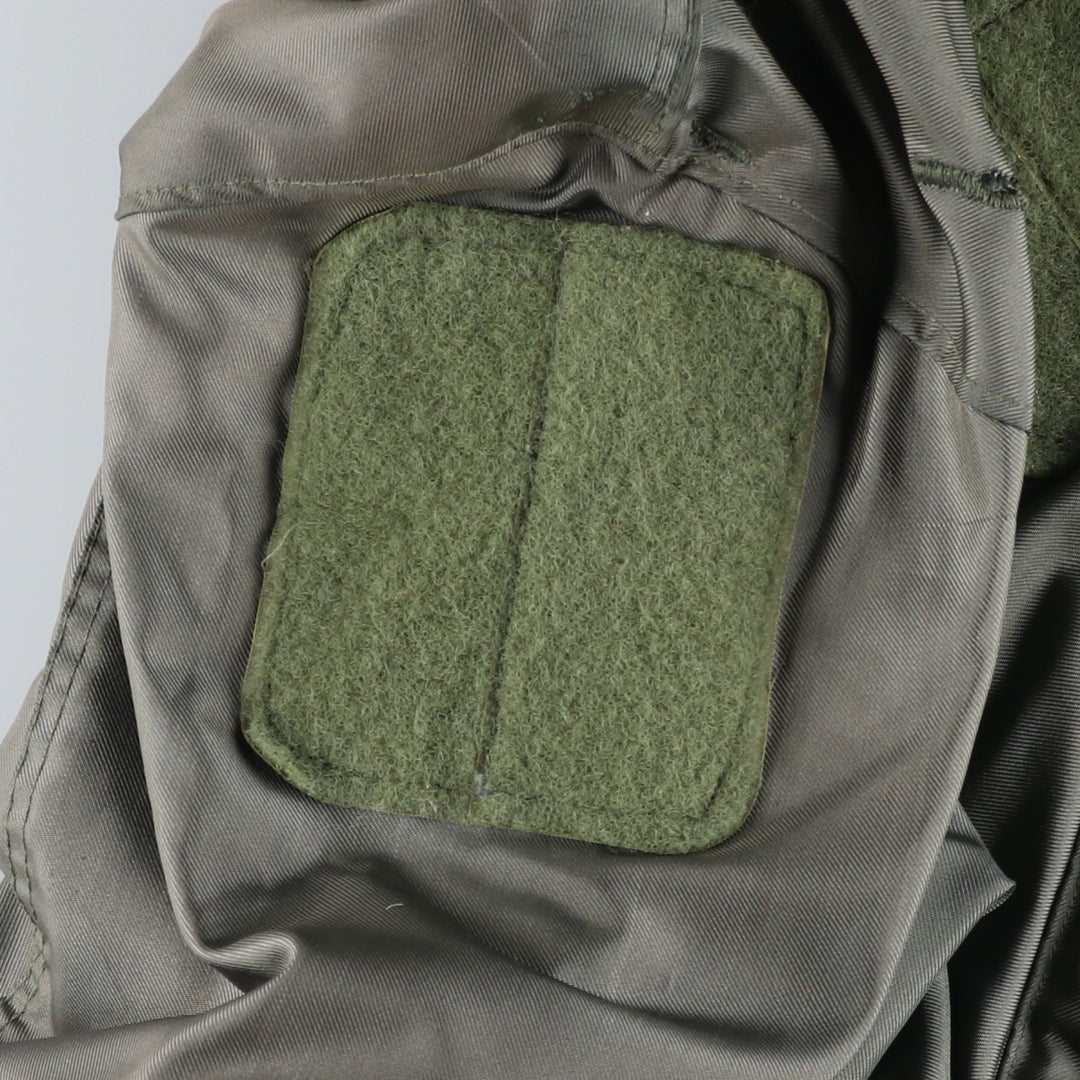 1980'S US Military CWU-45P Padded Military Flight Jacket, Made in USA, Large, Men's Size L, Vintage Aromatic polyamide Khaki type Vintage Second Hand