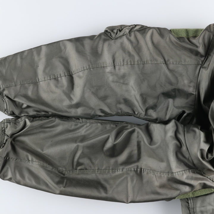 1980'S US Military CWU-45P Padded Military Flight Jacket, Made in USA, Large, Men's Size L, Vintage Aromatic polyamide Khaki type Vintage Second Hand