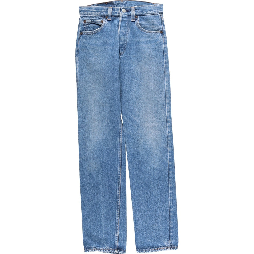Vintage 1980'S Levi's 501-0115 Straight Denim Pants, Made in USA, Women's Size L (W27) cotton blue type Vintage Second Hand