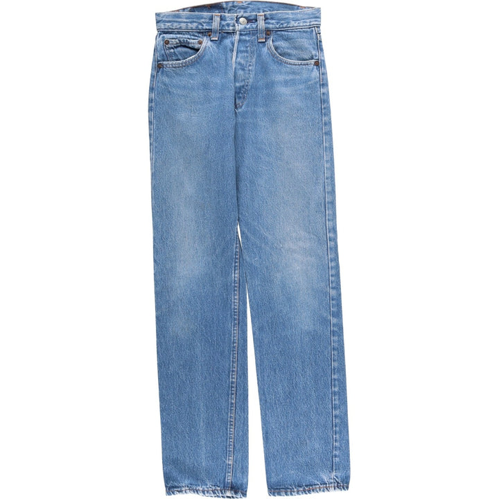 Vintage 1980'S Levi's 501-0115 Straight Denim Pants, Made in USA, Women's Size L (W27) cotton blue type Vintage Second Hand
