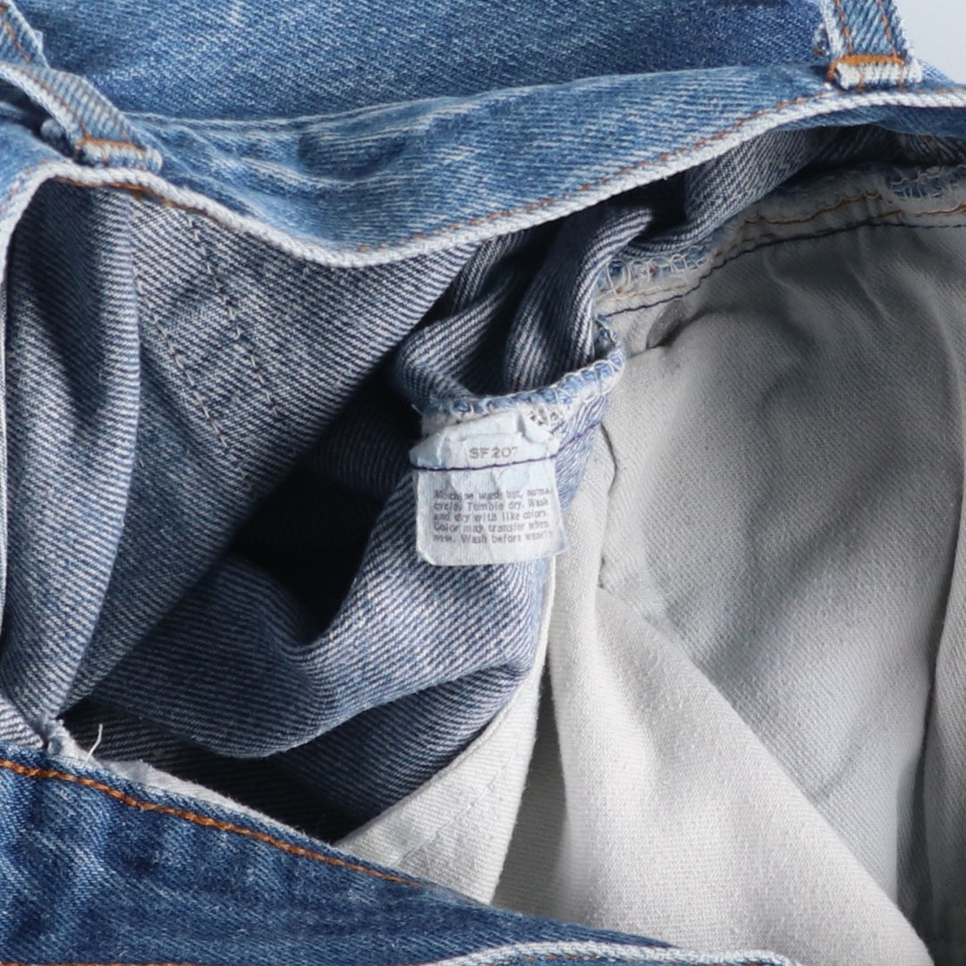 Vintage 1980'S Levi's 501-0115 Straight Denim Pants, Made in USA, Women's Size L (W27) cotton blue type Vintage Second Hand