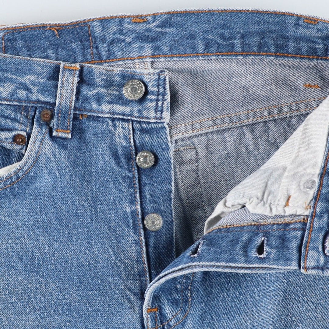 Vintage 1980'S Levi's 501-0115 Straight Denim Pants, Made in USA, Women's Size L (W27) cotton blue type Vintage Second Hand