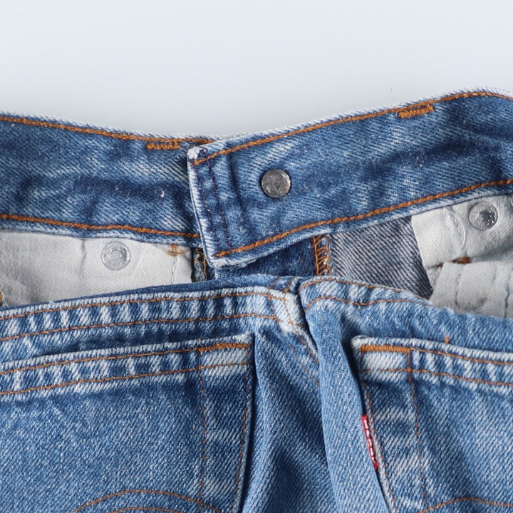 Vintage 1980'S Levi's 501-0115 Straight Denim Pants, Made in USA, Women's Size L (W27) cotton blue type Vintage Second Hand