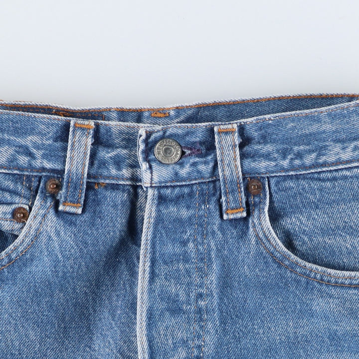 Vintage 1980'S Levi's 501-0115 Straight Denim Pants, Made in USA, Women's Size L (W27) cotton blue type Vintage Second Hand