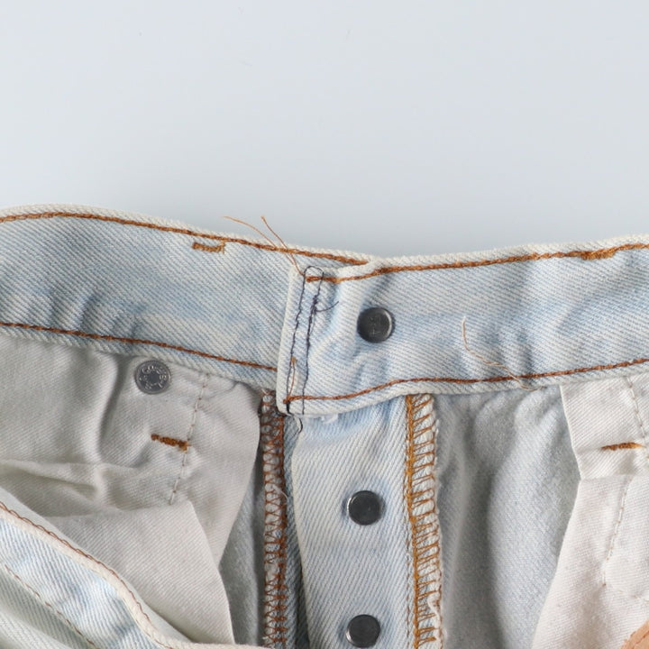 Vintage 1990'S Levi's 501 Straight Denim Pants, Made in USA, Women's Size L (W29) unclear Blue type light blue Vintage Second Hand