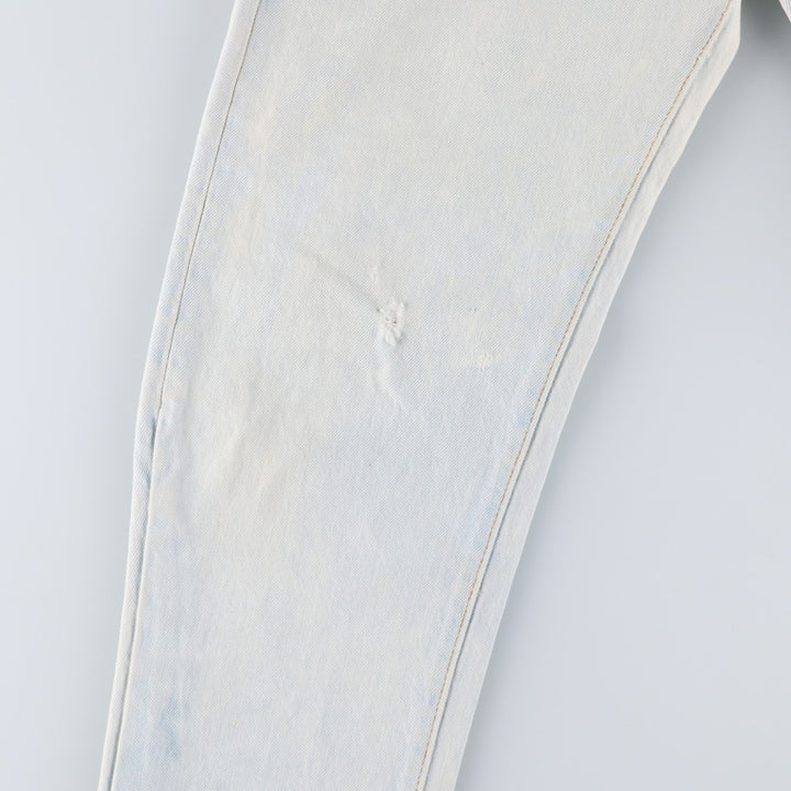 Vintage 1990'S Levi's 501 Straight Denim Pants, Made in USA, Women's Size L (W29) unclear Blue type light blue Vintage Second Hand