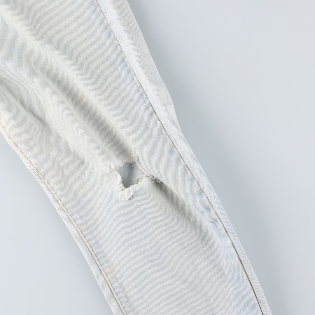 Vintage 1990'S Levi's 501 Straight Denim Pants, Made in USA, Women's Size L (W29) unclear Blue type light blue Vintage Second Hand