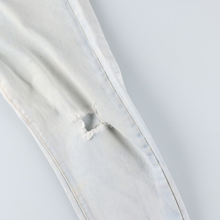 Vintage 1990'S Levi's 501 Straight Denim Pants, Made in USA, Women's Size L (W29) unclear Blue type light blue Vintage Second Hand