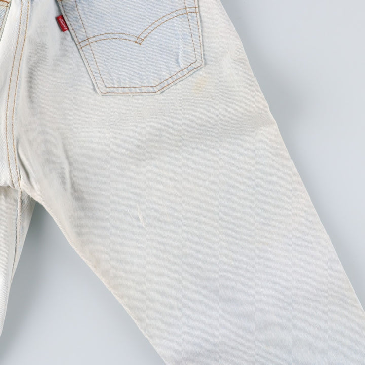 Vintage 1990'S Levi's 501 Straight Denim Pants, Made in USA, Women's Size L (W29) unclear Blue type light blue Vintage Second Hand