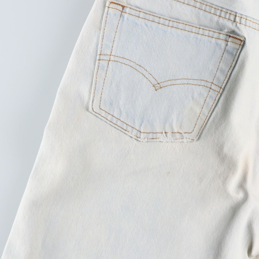 Vintage 1990'S Levi's 501 Straight Denim Pants, Made in USA, Women's Size L (W29) unclear Blue type light blue Vintage Second Hand