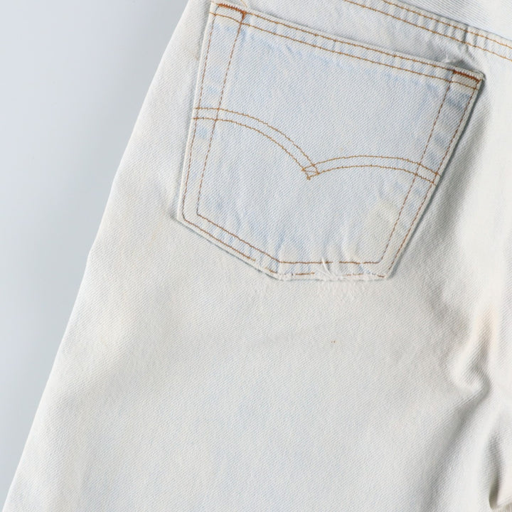 Vintage 1990'S Levi's 501 Straight Denim Pants, Made in USA, Women's Size L (W29) unclear Blue type light blue Vintage Second Hand