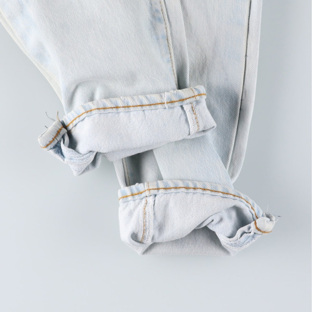 Vintage 1990'S Levi's 501 Straight Denim Pants, Made in USA, Women's Size L (W29) unclear Blue type light blue Vintage Second Hand