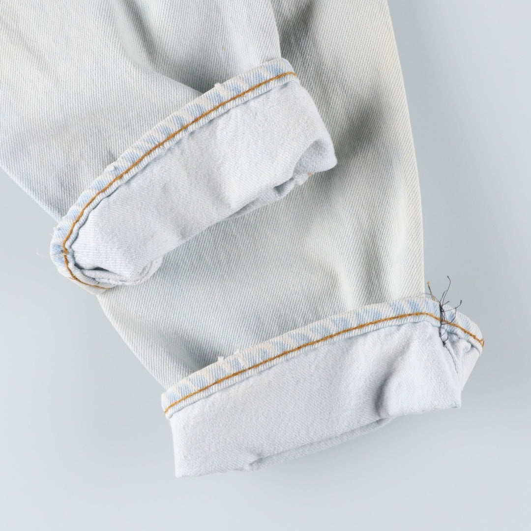 Vintage 1990'S Levi's 501 Straight Denim Pants, Made in USA, Women's Size L (W29) unclear Blue type light blue Vintage Second Hand