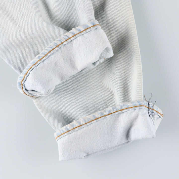 Vintage 1990'S Levi's 501 Straight Denim Pants, Made in USA, Women's Size L (W29) unclear Blue type light blue Vintage Second Hand