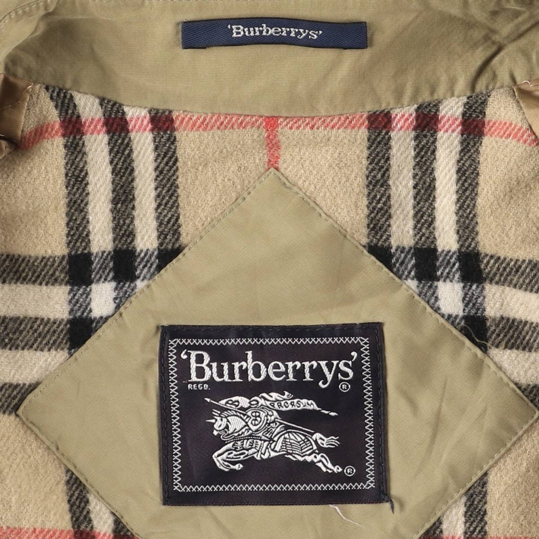Burberry's Men's Jacket (XXL) polyester Beige type Vintage Second Hand