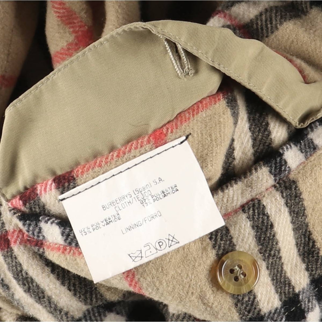 Burberry's Men's Jacket (XXL) polyester Beige type Vintage Second Hand