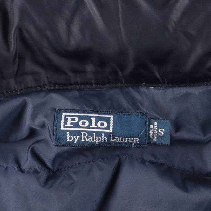 Ralph Lauren POLO by Ralph Lauren down jacket, men's size S polyester black type Vintage Second Hand