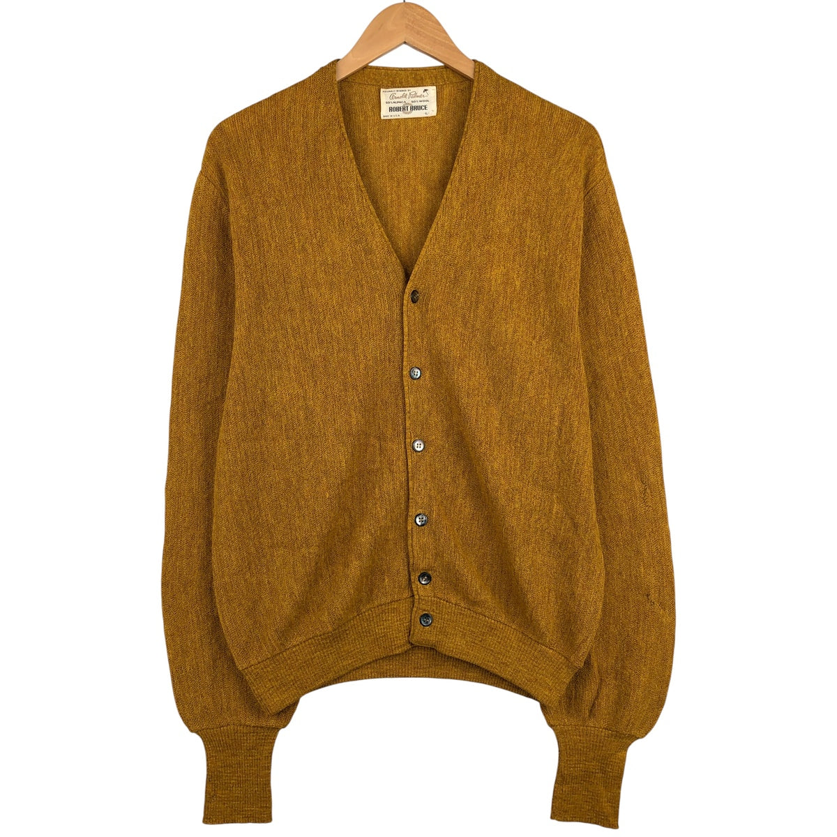 Vintage 1970'S Arnold Palmer Robert Bruce wool and alpaca knit