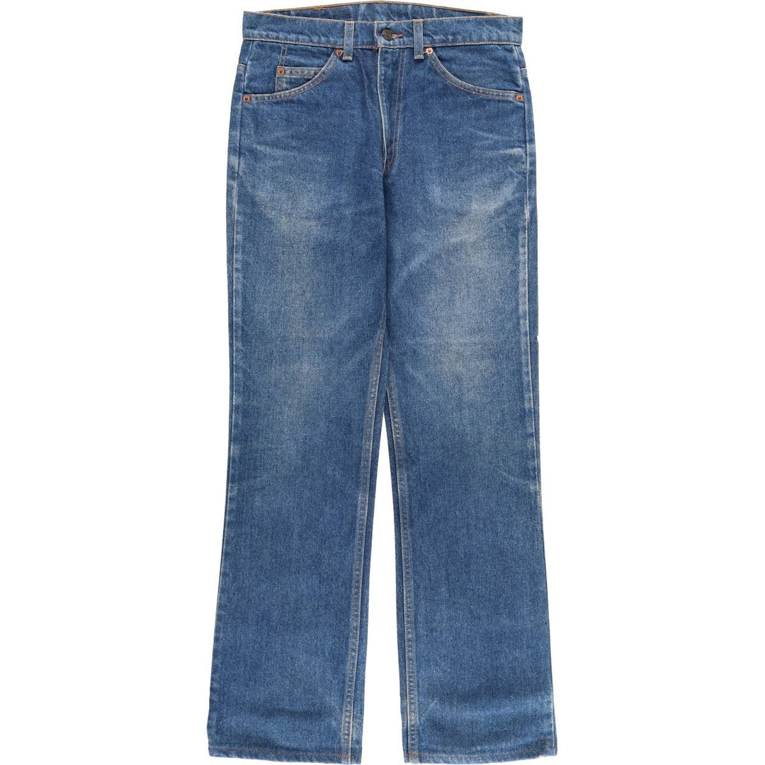Vintage Levi's 517 Orange Tab Flare-Cut Denim Pants, Made in the USA, Men's Size W31 cotton blue type Vintage Second Hand