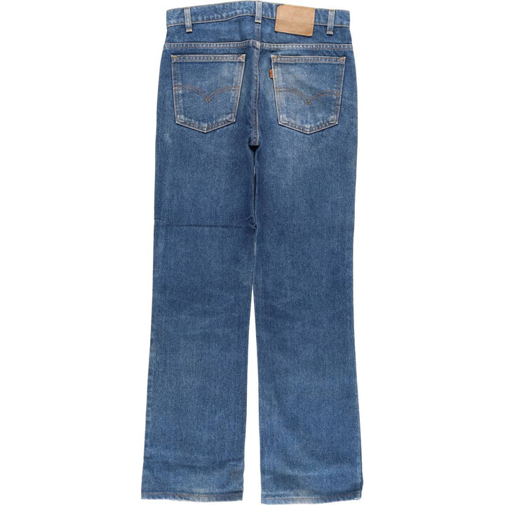 Vintage Levi's 517 Orange Tab Flare-Cut Denim Pants, Made in the USA, Men's Size W31 cotton blue type Vintage Second Hand