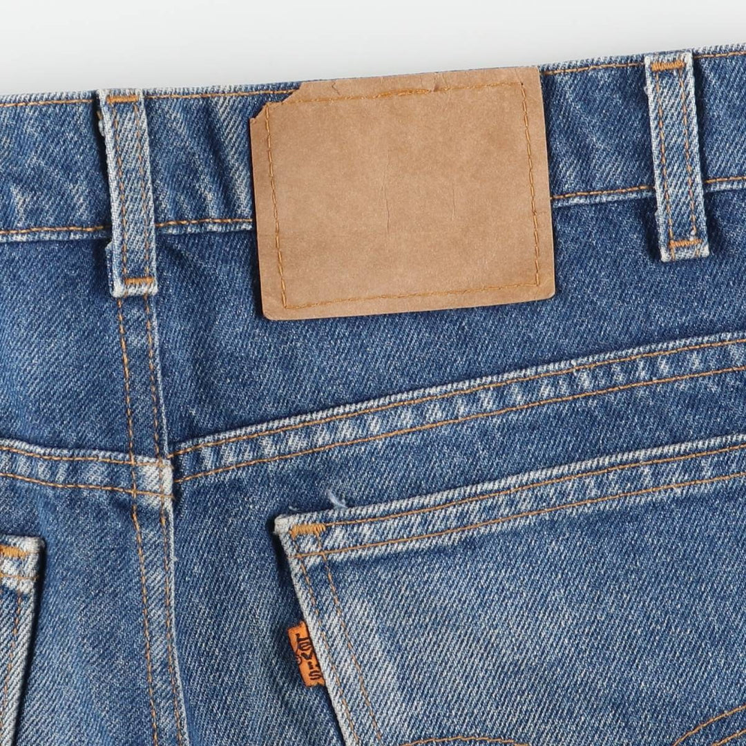 Vintage Levi's 517 Orange Tab Flare-Cut Denim Pants, Made in the USA, Men's Size W31 cotton blue type Vintage Second Hand