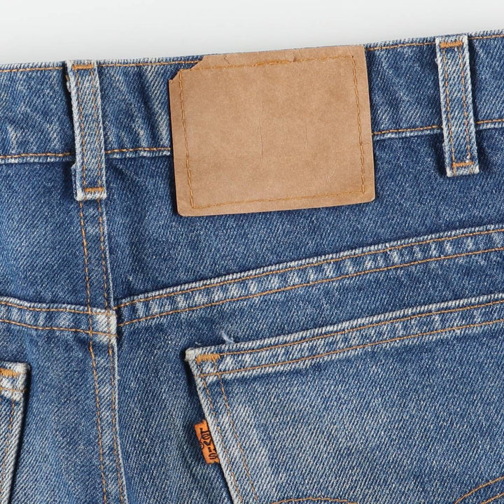 Vintage Levi's 517 Orange Tab Flare-Cut Denim Pants, Made in the USA, Men's Size W31 cotton blue type Vintage Second Hand