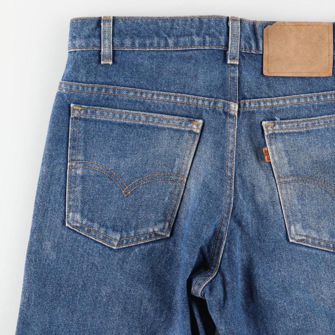 Vintage Levi's 517 Orange Tab Flare-Cut Denim Pants, Made in the USA, Men's Size W31 cotton blue type Vintage Second Hand