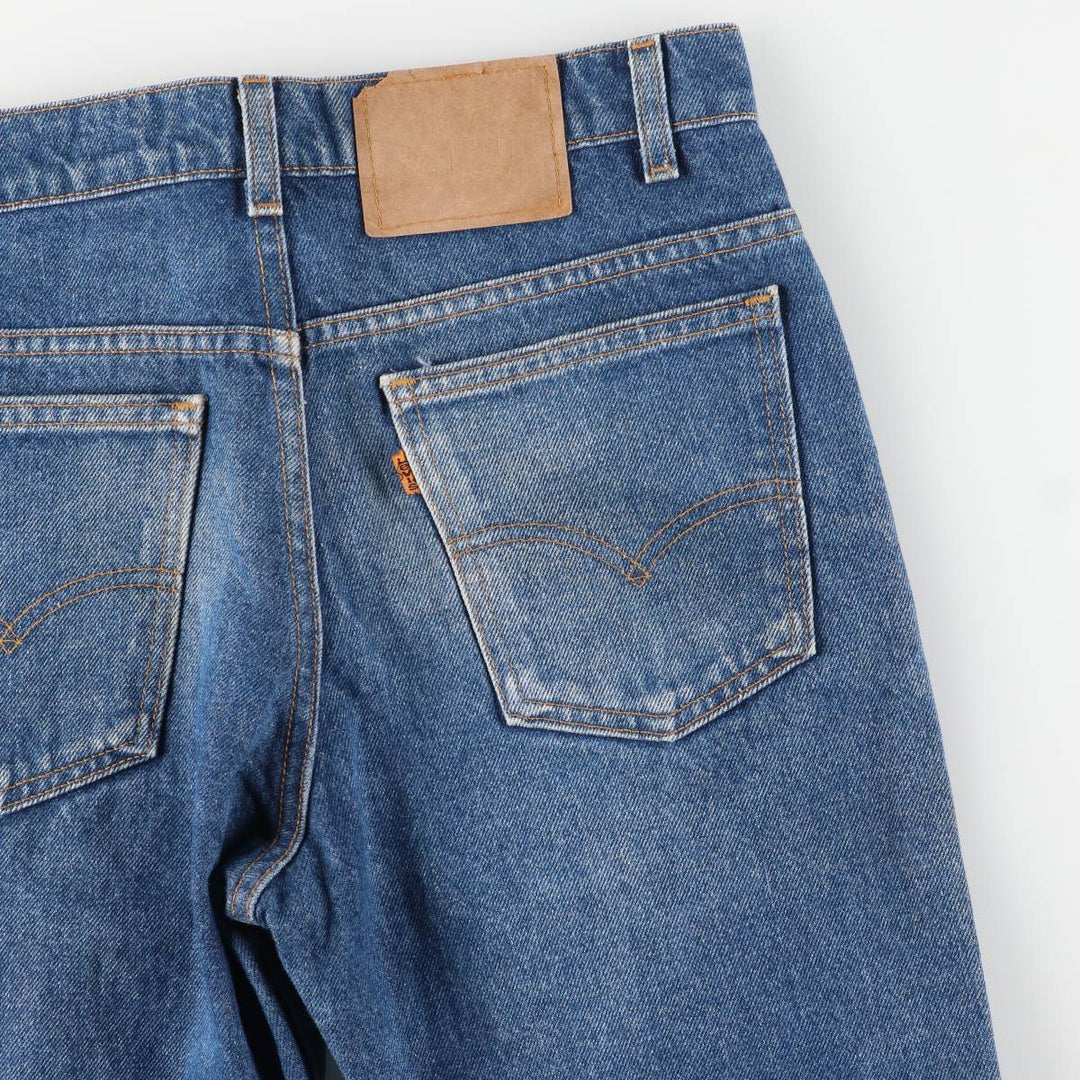 Vintage Levi's 517 Orange Tab Flare-Cut Denim Pants, Made in the USA, Men's Size W31 cotton blue type Vintage Second Hand