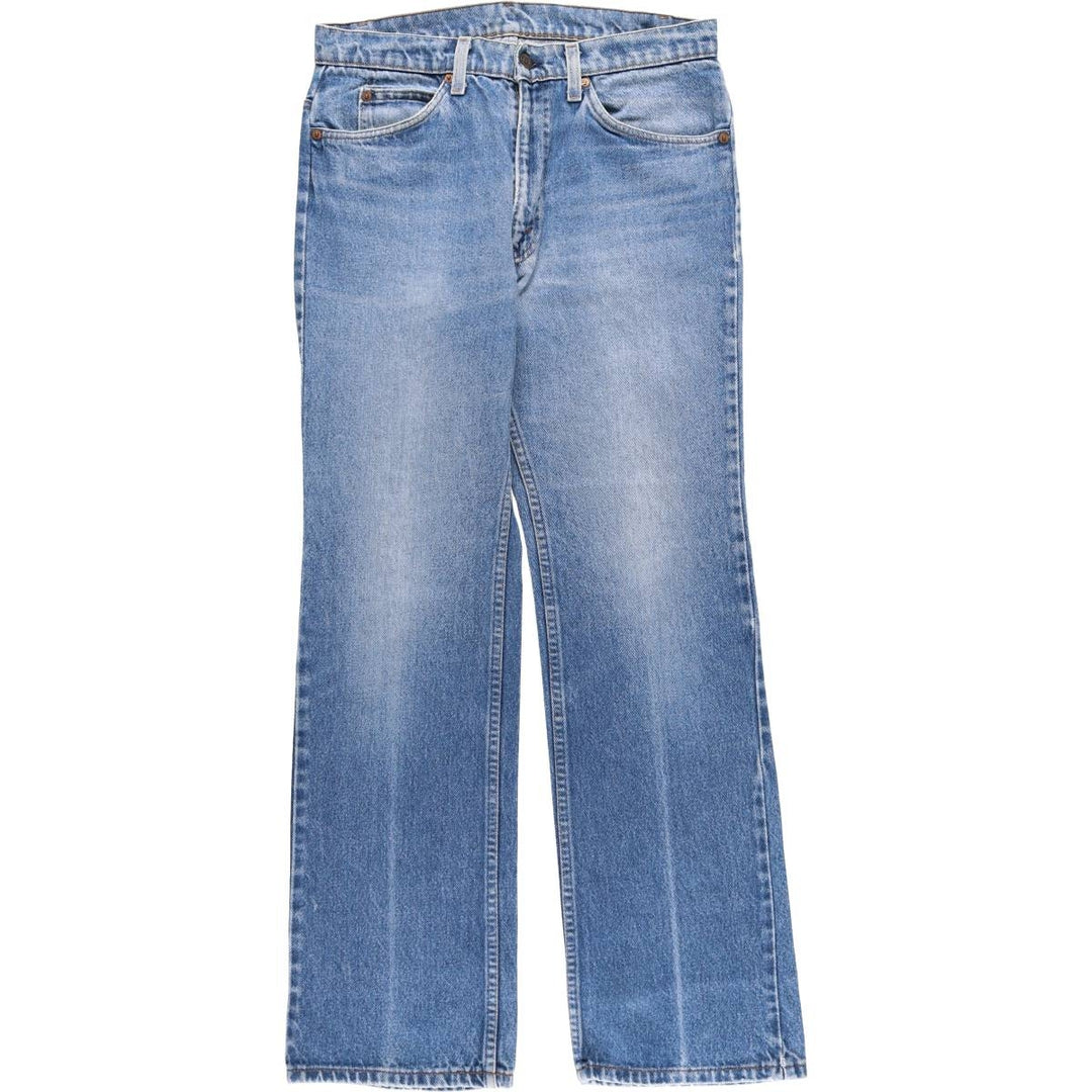 Vintage Levi's Orange Tab Flare Cut Denim Pants, Men's Size W32 unclear blue type Vintage Second Hand