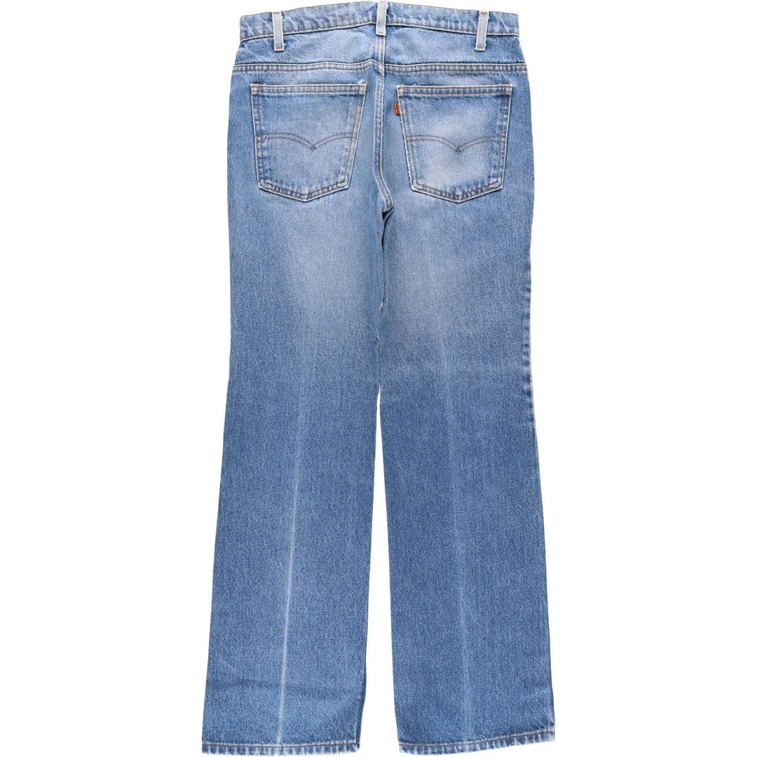 Vintage Levi's Orange Tab Flare Cut Denim Pants, Men's Size W32 unclear blue type Vintage Second Hand