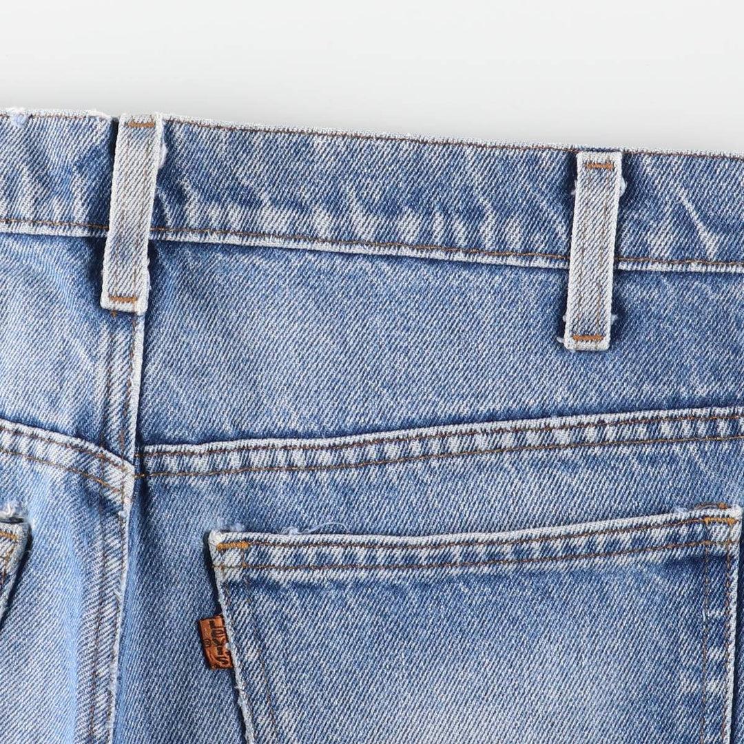 Vintage Levi's Orange Tab Flare Cut Denim Pants, Men's Size W32 unclear blue type Vintage Second Hand