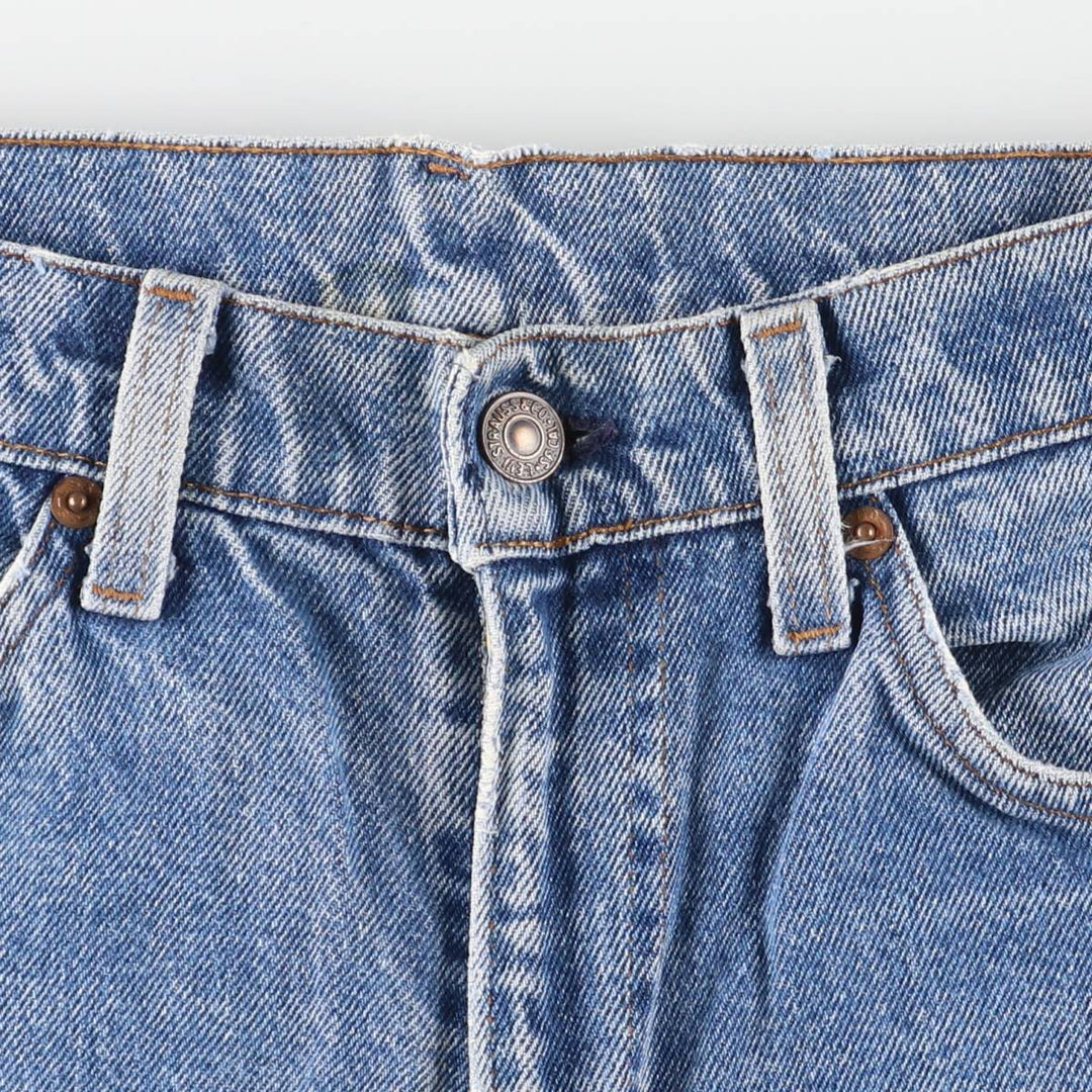 Vintage Levi's Orange Tab Flare Cut Denim Pants, Men's Size W32 unclear blue type Vintage Second Hand