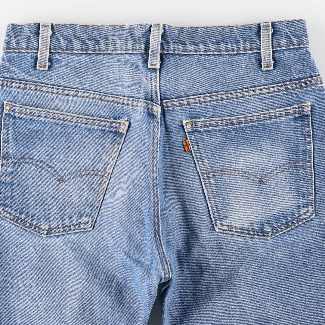 Vintage Levi's Orange Tab Flare Cut Denim Pants, Men's Size W32 unclear blue type Vintage Second Hand