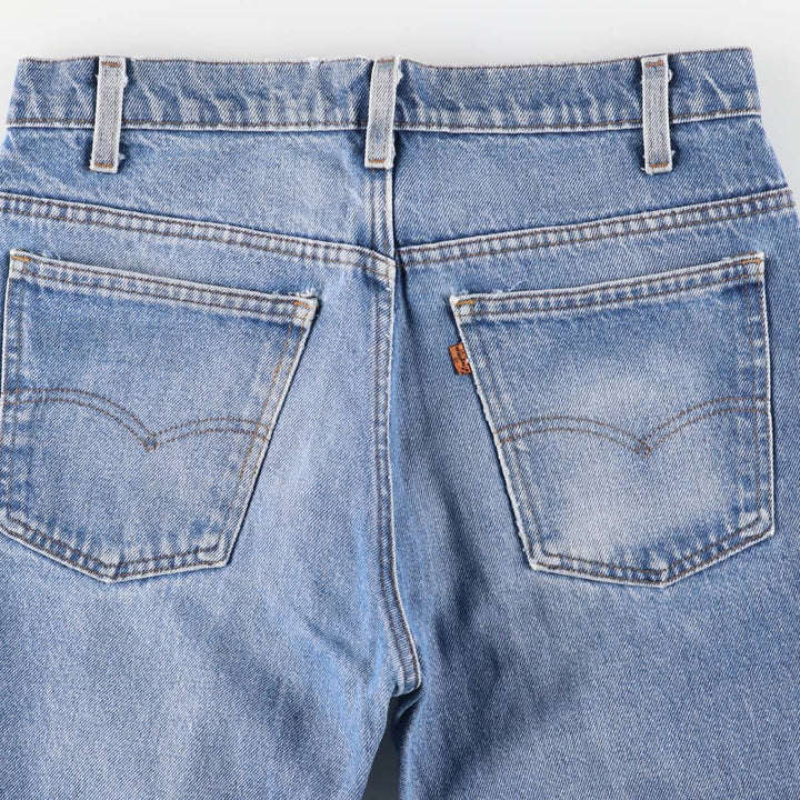 Vintage Levi's Orange Tab Flare Cut Denim Pants, Men's Size W32 unclear blue type Vintage Second Hand