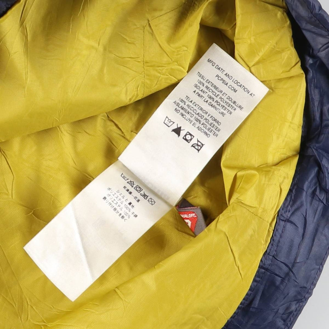 Patagonia 84186FA18 Padded Anorak Parka Puffer Jacket, Men's Size L recycled polyester navy blue type Vintage Second Hand